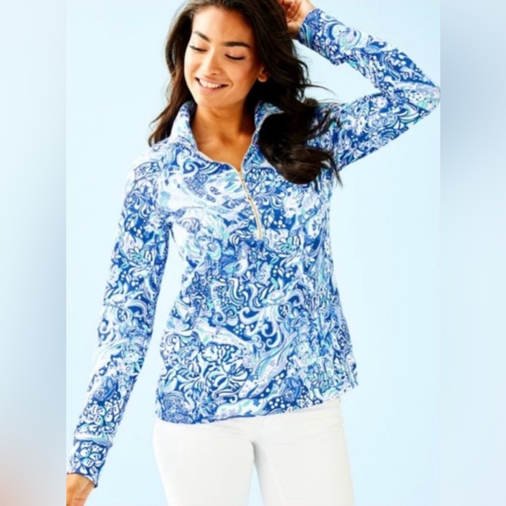 NWOT *LILLY PULITZER* Skipper Popover … *60 ANIMALS* Anniversary Print … Size: S